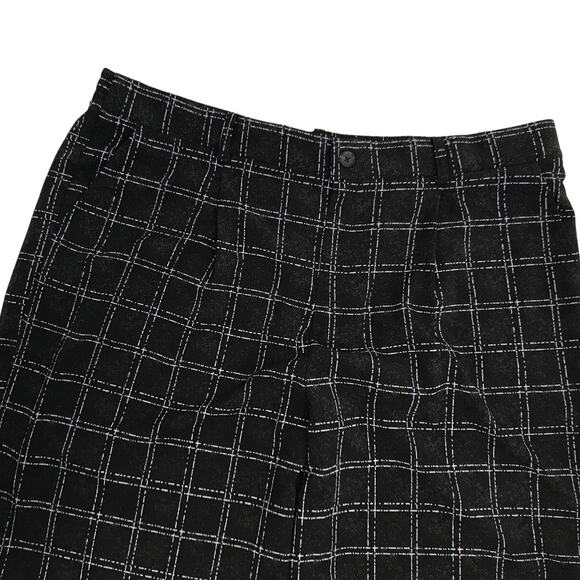 Torrid Wide Leg Crepe Ink Dot Plaid Pants Plus Size 28 - Picture 3 of 11